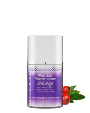 peptide restoration moisturizer, aging skin moisturizer, medium moisturizer, protective moisturizer. moisturizer, hydrator