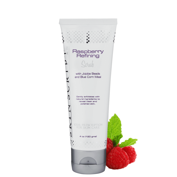 raspberry refining scrub, physical exfoliant, scrub, pregnancy safe, lactation safe.